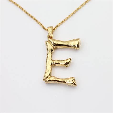 celine gold bamboo initial necklace|Amazon.com: Celine Initial Necklace.